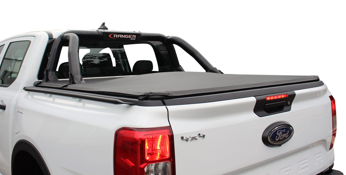 Ford Ranger Next Gen Double Cab Black Stainless Steel Sports Bar – 2022 Onwards