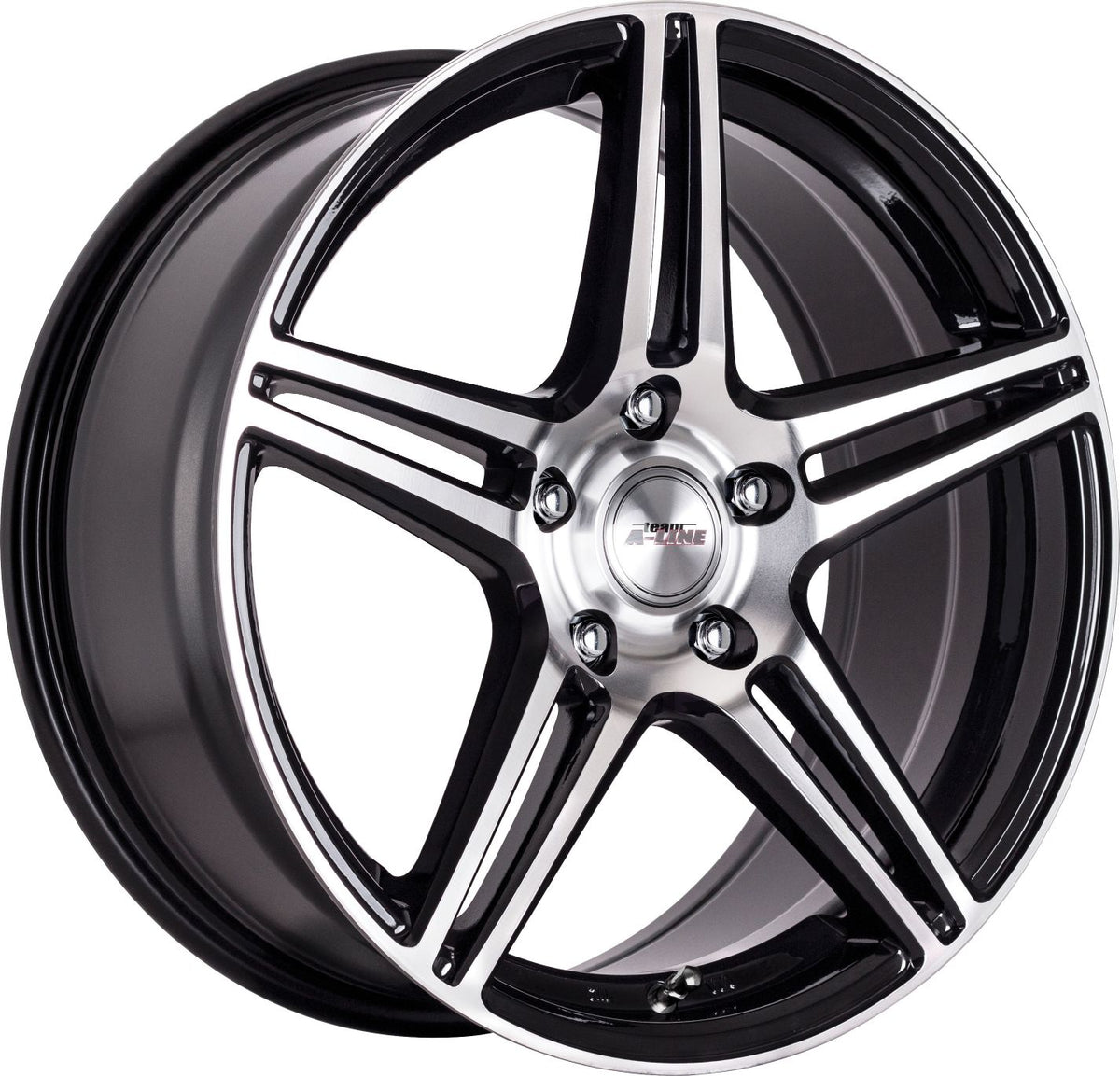 Oslo Black Machined Face Alloy Wheel