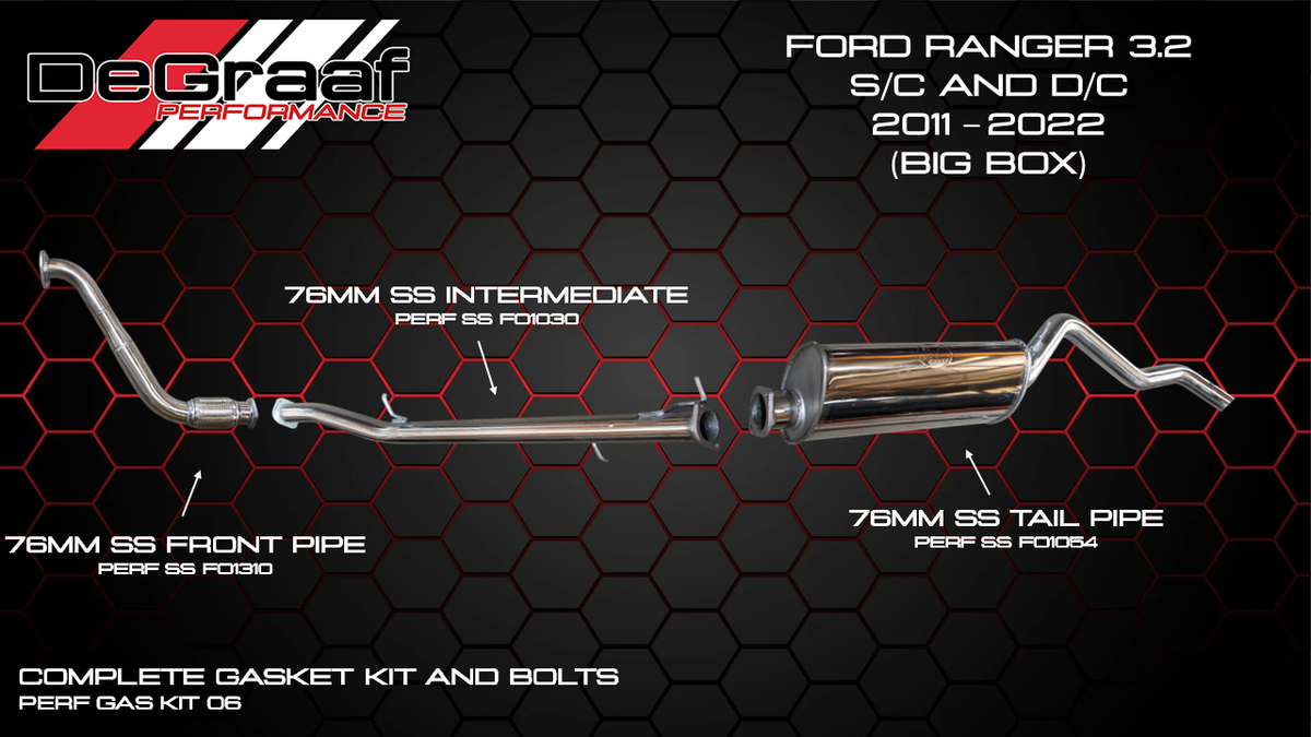 Ford Ranger 3.2 Pipe Only System