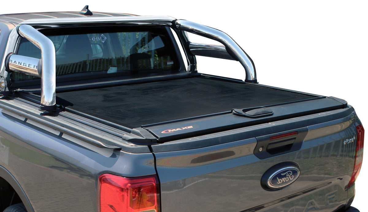 Ford Ranger Next Gen Polished RollaTop-Compatible Sports Bar