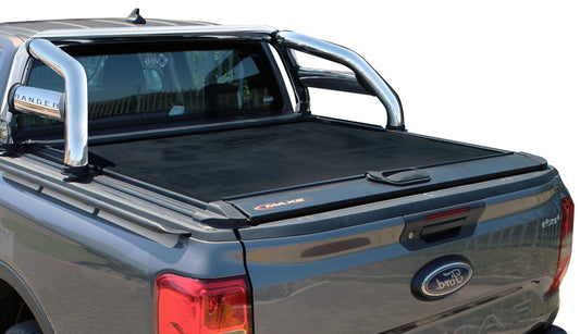 Ford Ranger Next Gen Polished RollaTop-Compatible Sports Bar
