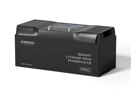 12.8V 200Ah Smart LifePO4 Battery with Bluetooth & Self-Heating