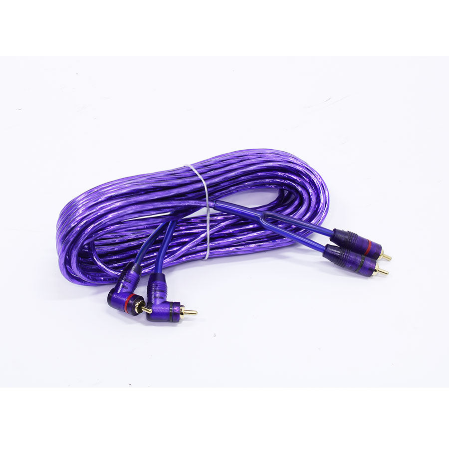 Purple RCA Audio Cable – 10m