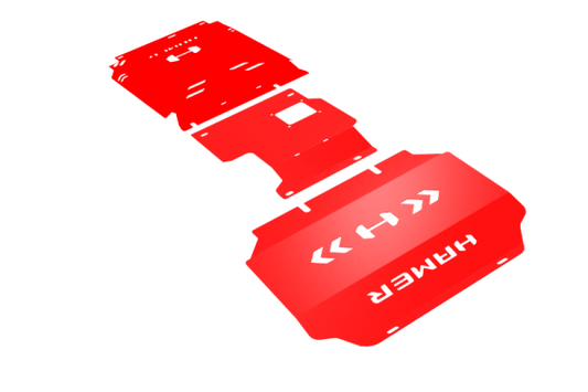 3 Piece under protection plate for Isuzu MU-X (2025 – Present)