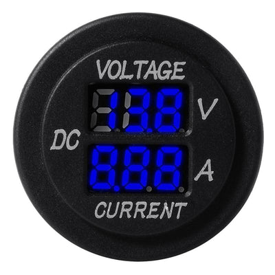 Voltmeter & Ammeter Socket - Dual LED Display