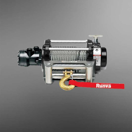 Runva Winch 10,000lb Hydraulic Recovery Winch Heavy Duty Off-Road