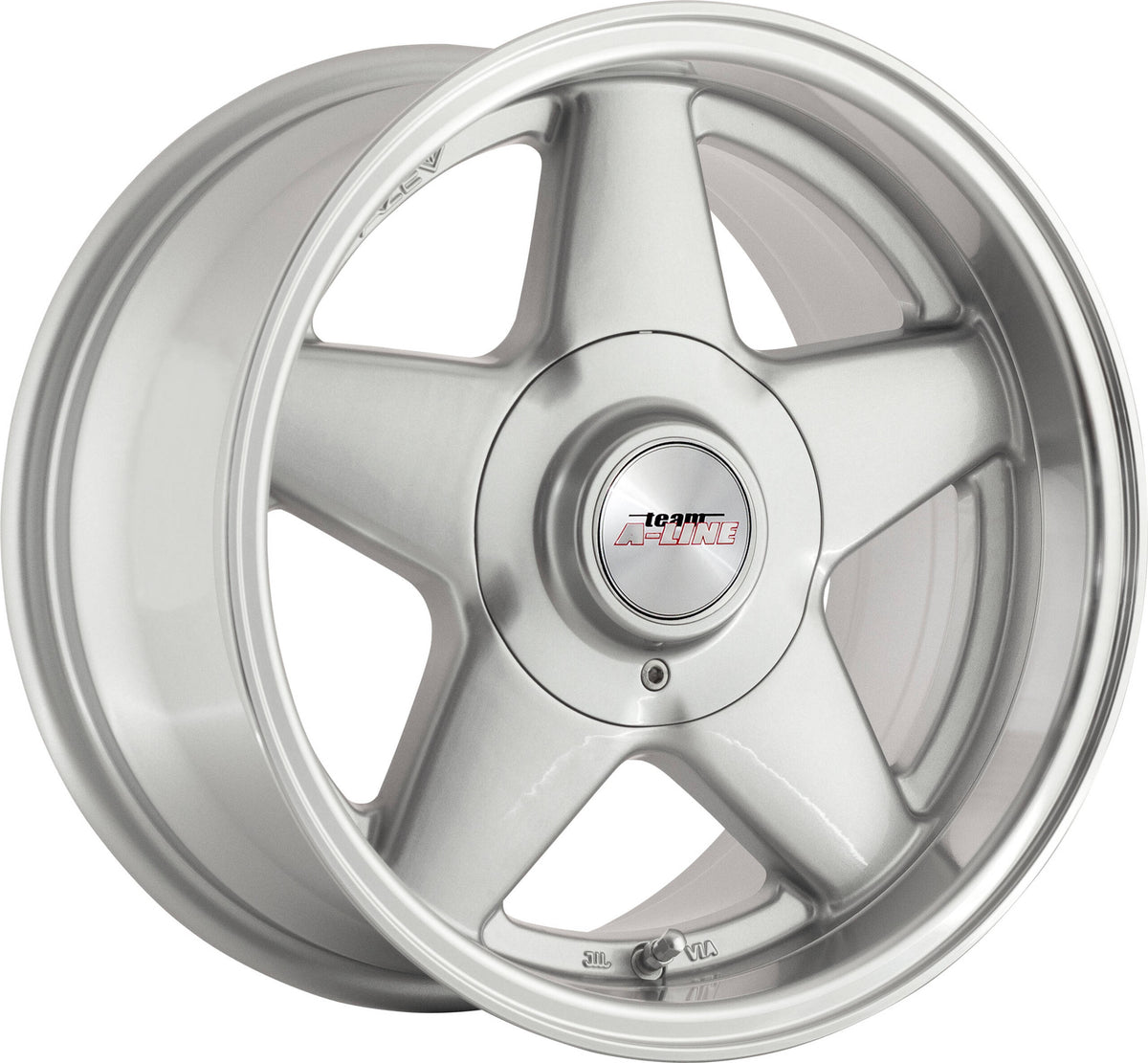 Sabre Arctic Silver Machined Lip Alloy Wheel