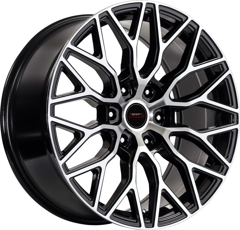 Scar Black Machined Face Alloy Wheel