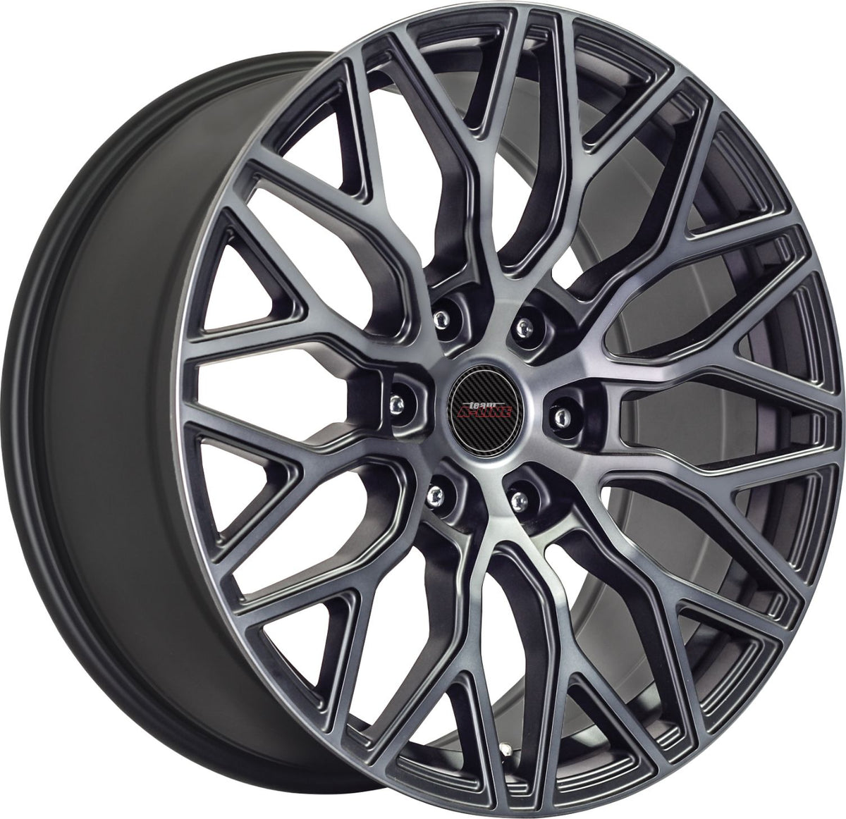 Scar Satinblk Tntsmoke Alloy Wheel