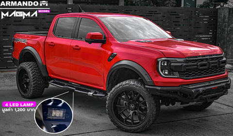 Ford Ranger Next Gen 2022+ Prime Series Armando Front Bumper with Hoop Design