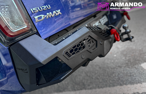Toyota Hilux 2021+ Spartan Armando Front steel bumper with hoop.