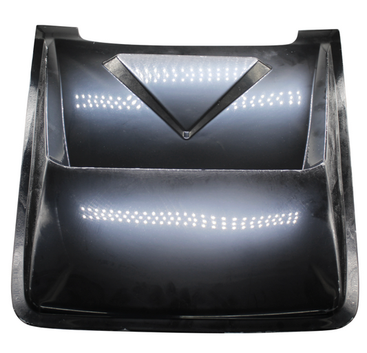 HILUX GD6 2016+ SUPERMAN DESIGN BONNET SCOOP BLACK