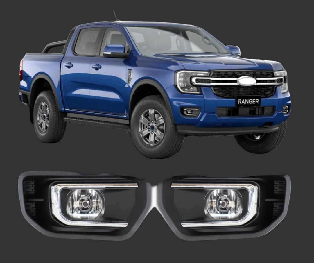 SUITABLE TO FIT RANGER 2023+ NEXT GEN COMPLETE CARRI FOG LIGHT KIT WITH WIRING