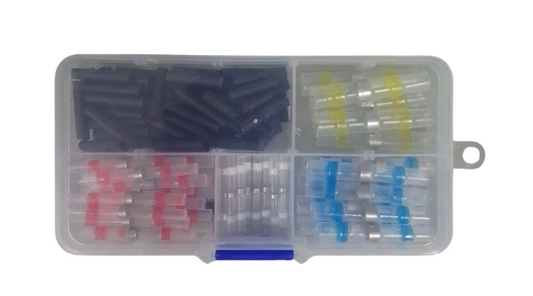 75 pcs Heat Shrink Butt Wire Connector Terminals