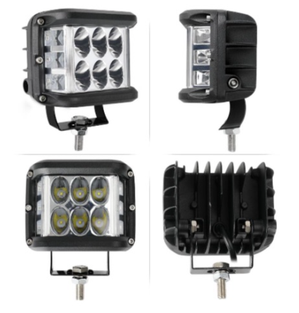 3-Inch 36W LED Work Light with Strobe