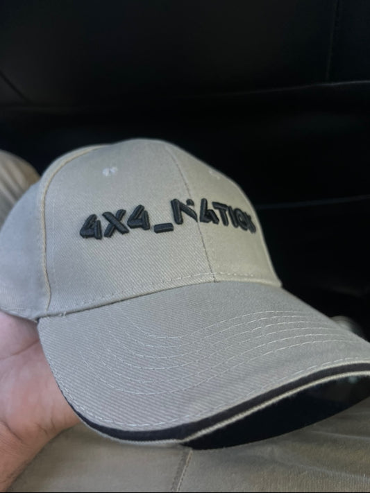 4x4 Nation Cap Khaki / Black