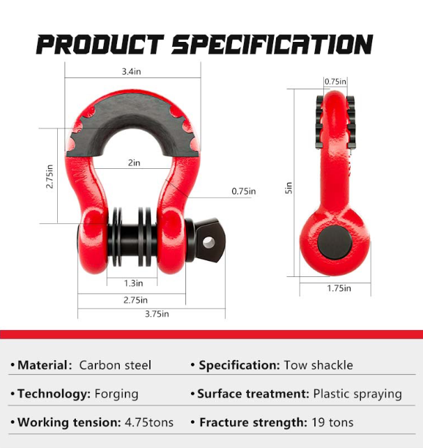 Bow shackles G209