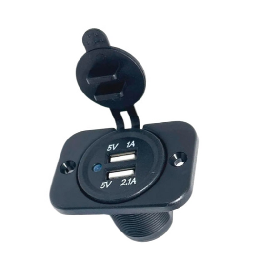 3.1A Panel-Mount USB Charger