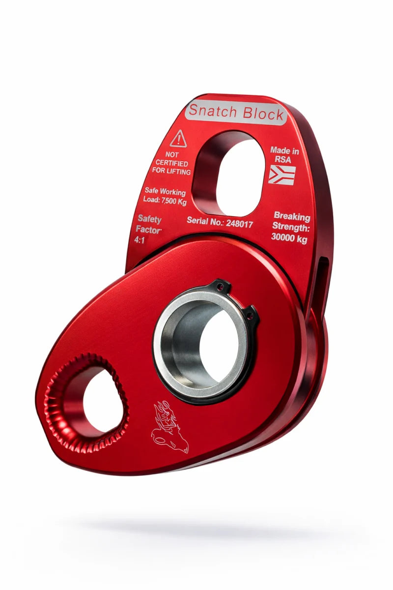 Aluminum Snatch Block (4:1 Safety Ratio)