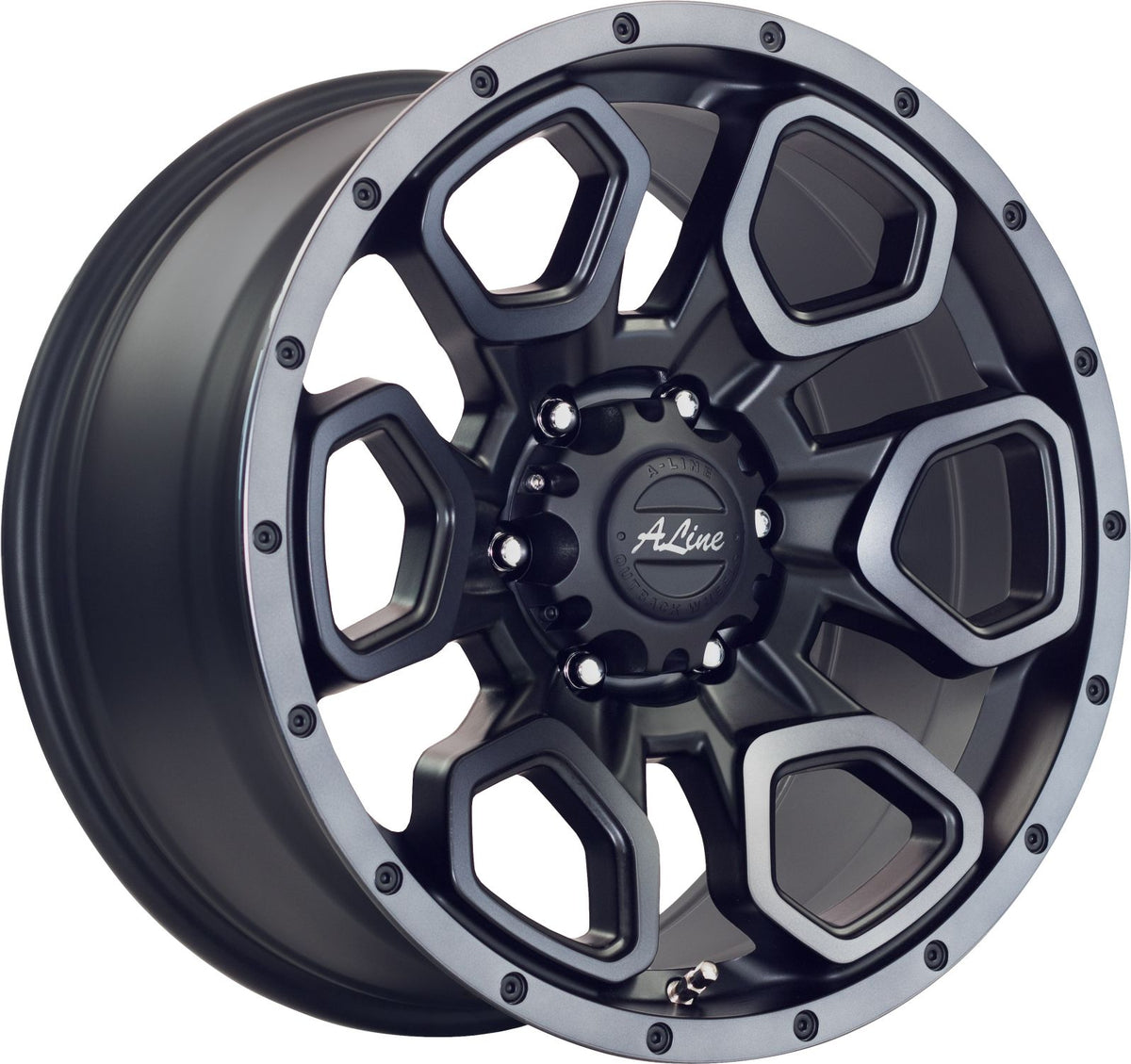Summit Satin Black Tinted Smoke Alloy Wheel