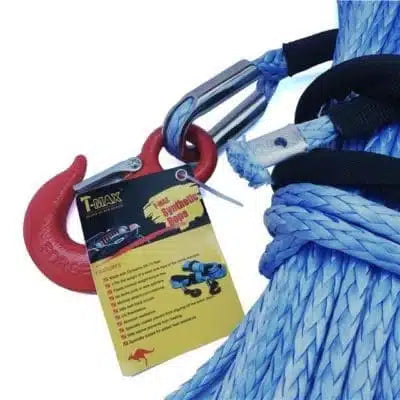 T Max Dyneema Synthetic Winch Rope Hook