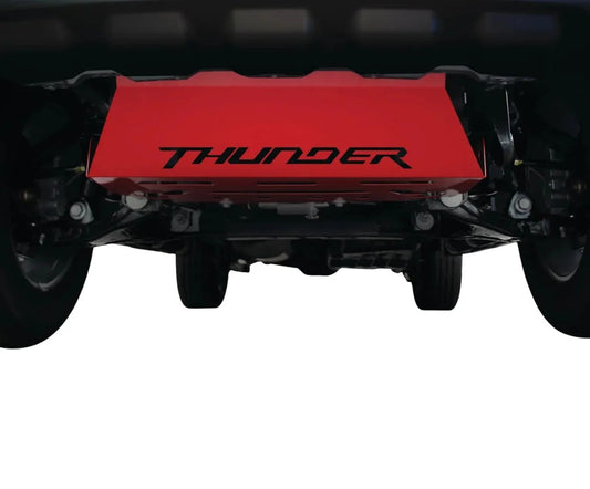 Ford Ranger T7 Thunder Red Stainless Steel Sump Guard