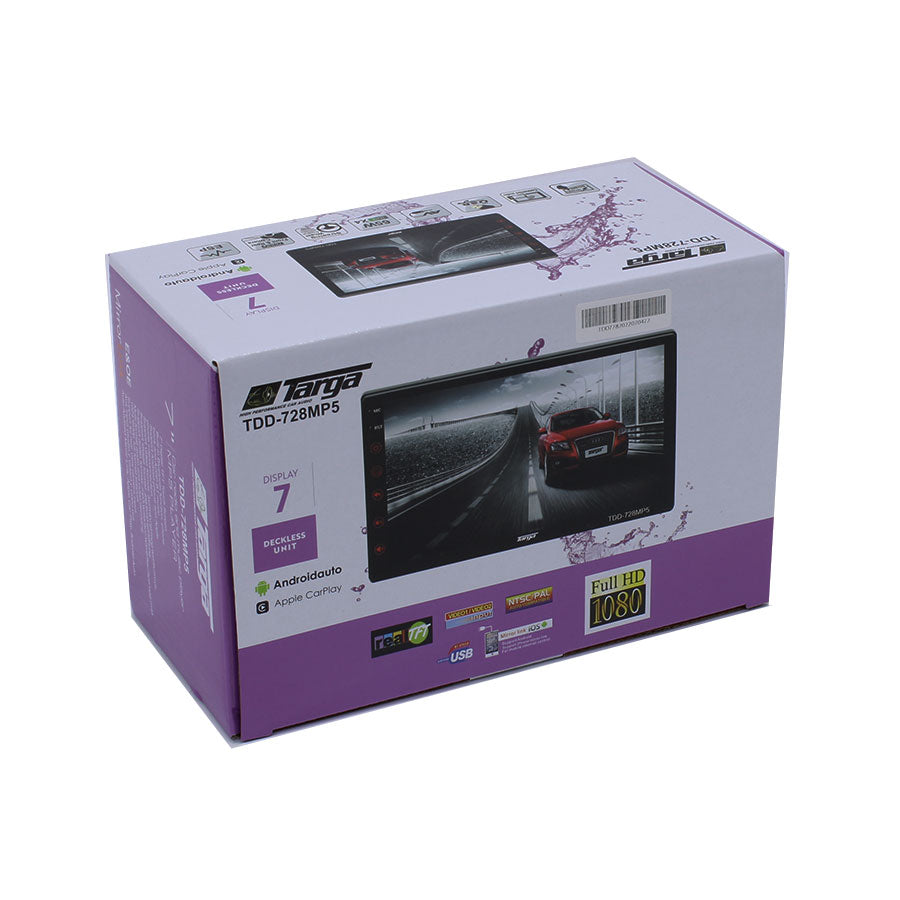 7-inch Deckless Media Player with CarPlay and Android Auto