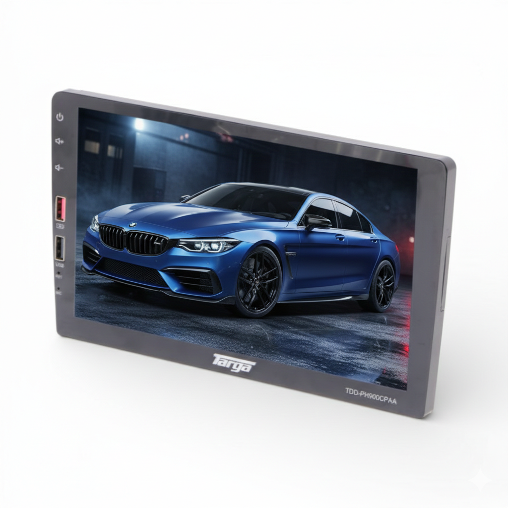 9-inch Double-DIN Media Player with Android Auto and Bluetooth