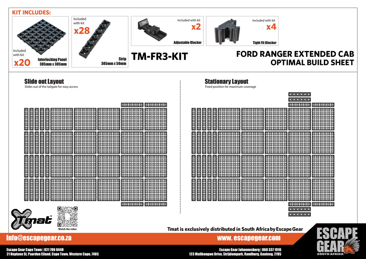 Tmat Ford Ranger (2011 – Present)