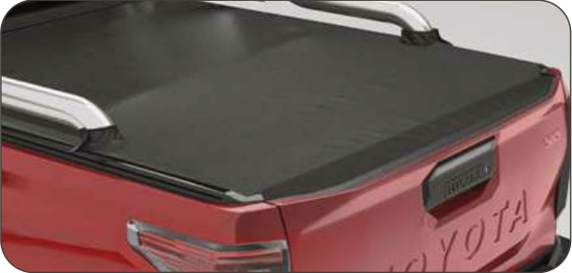 Toyota Hilux Raider 2026 Extra Cab Long Leg Sports Bar Compatible Tonneau Cover