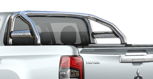 Mitsubishi Triton Double Cab Polished Stainless Steel Sports Bar – 2017