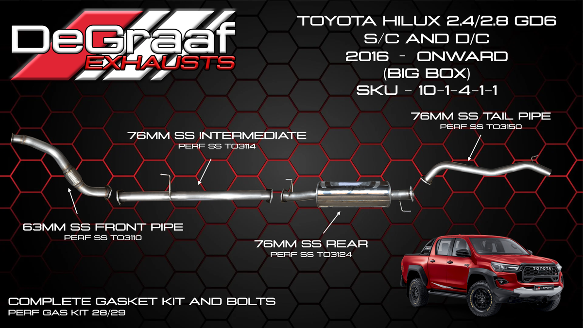Toyota Hilux D4D Pipe System