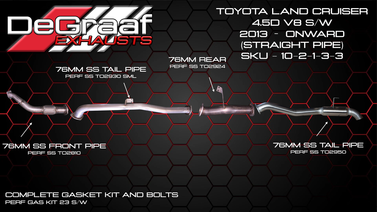 Toyota Land Cruiser V8 '76 Series Station Wagon Small Box System