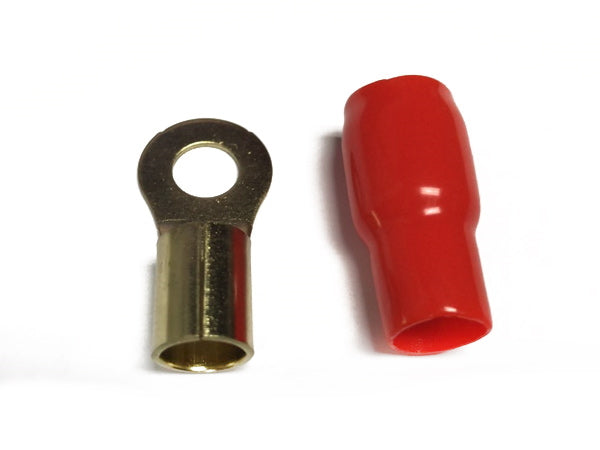 4-Gauge Gold Ring Terminal (Each)
