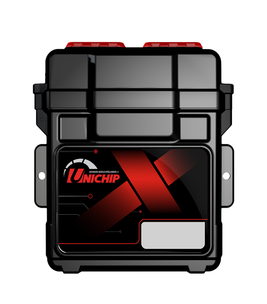 Manufacturer Unichip module illustration; vehicle-specific loom and accessories not shown