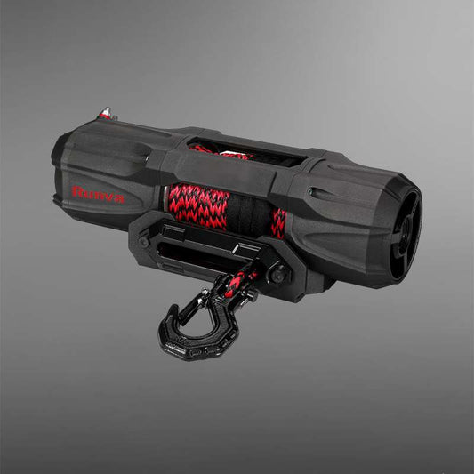 Runva Winch 4,500lb 12V with Synthetic Rope for Quads & Trailers