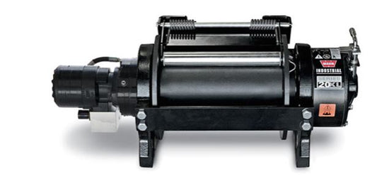 WARN 20XL-LP Hydraulic Winch – Long Drum, Manual Clutch