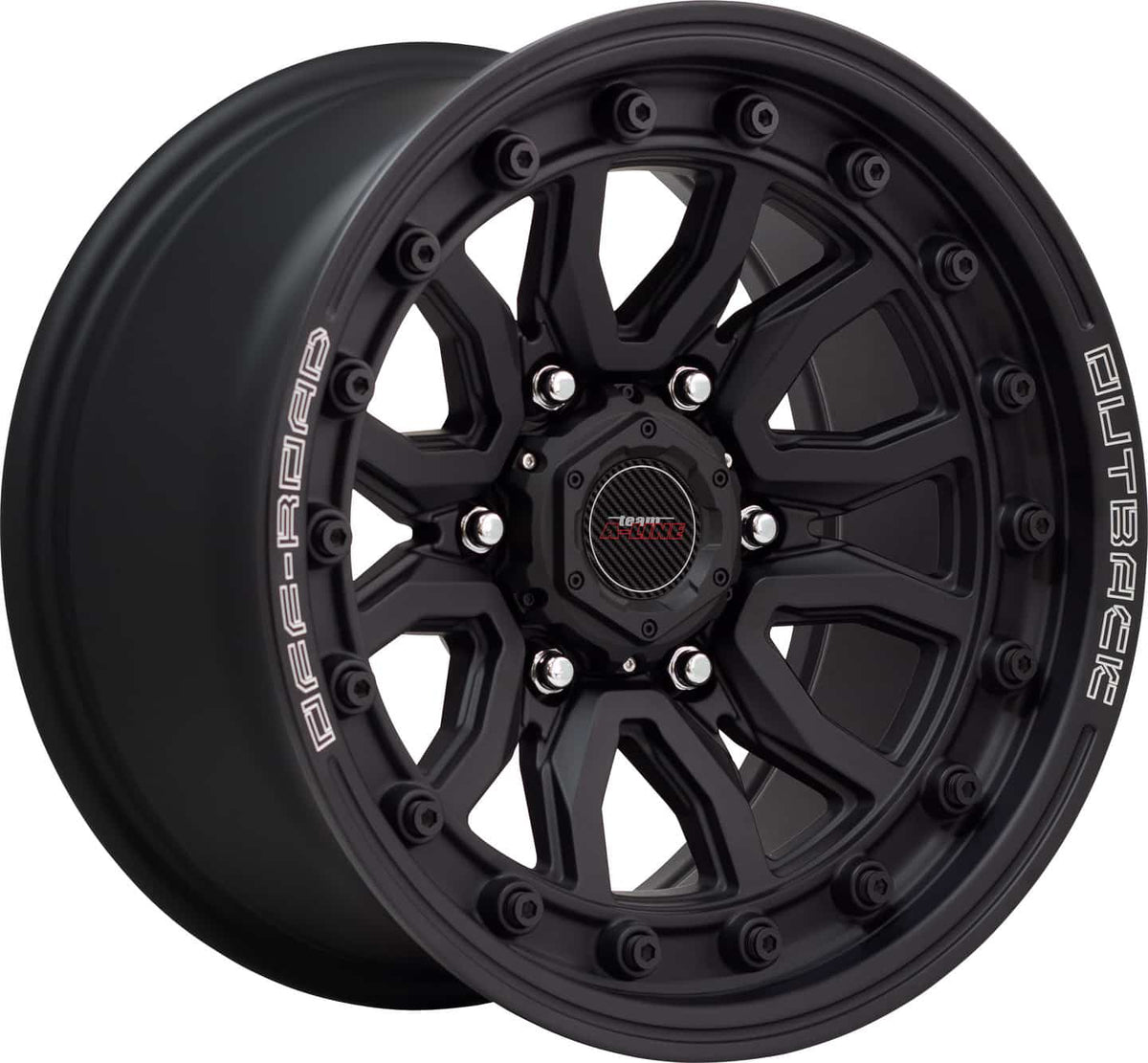Warrior Satin Black Alloy Wheel