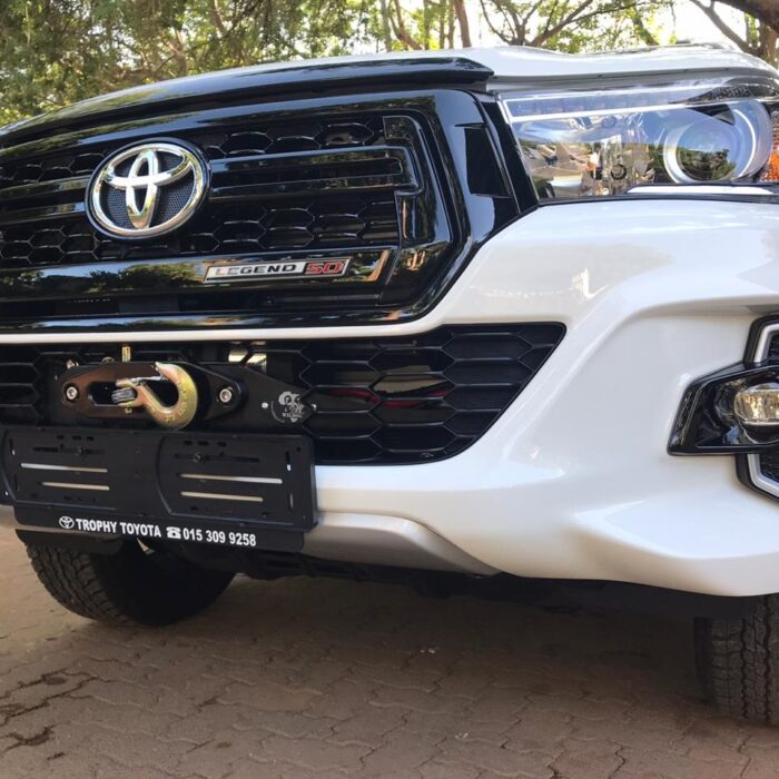 Dakar Behind Bumper Winch Plate - Toyota Hilux Dakar