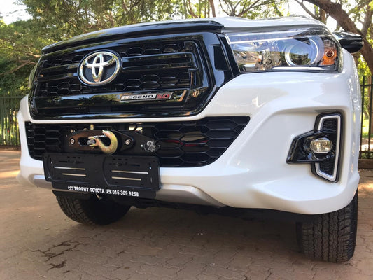 Toyota Hilux Dakar Behind Bumper Winch Plate
