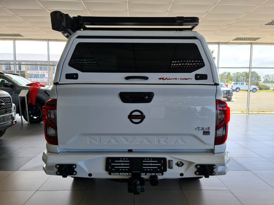 Nissan Navara 2021+ Alpha Rear Replacement Bumper, Colour (Parking Sensor Compatible, Not Radar Compatible)