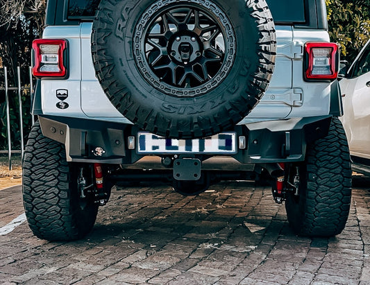 Jeep Wrangler JL Rear Replacement Bumper, Black