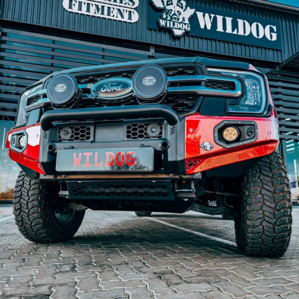 Ford Next Gen K9 Front, Round Nudge, Spotlight Brackets, Colour - Wildog Ford 4x4 accessory