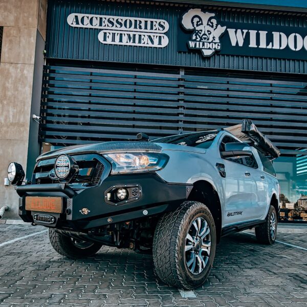 Ford Ranger Facelift K9 Front Bumper with Nudge, Colour - Wildog Ford 4x4 accessory