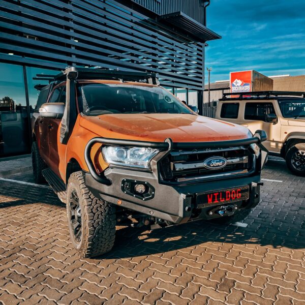 Ford Ranger Facelift Hunter Front Bumper, Colour - Wildog Ford 4x4 accessory