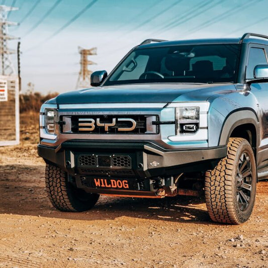 BYD K9 Front Replacement Bumper, Black - Wildog BYD accessory