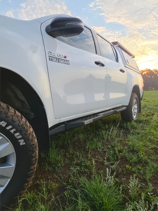 TSU Gear Toyota Hilux Revo 2015–2025 Rock Sliders - view 1