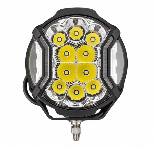 5 Inch 60W LED Spotlights - White Beam - Set