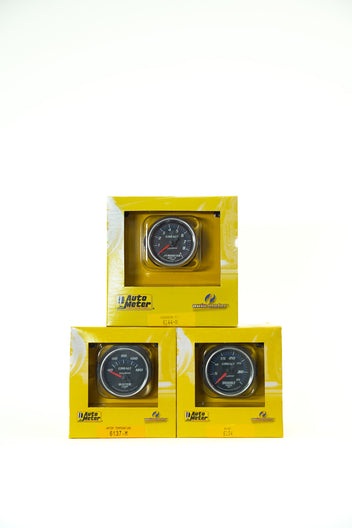 Autometer Boost / EGT / Water Temp Combo kit