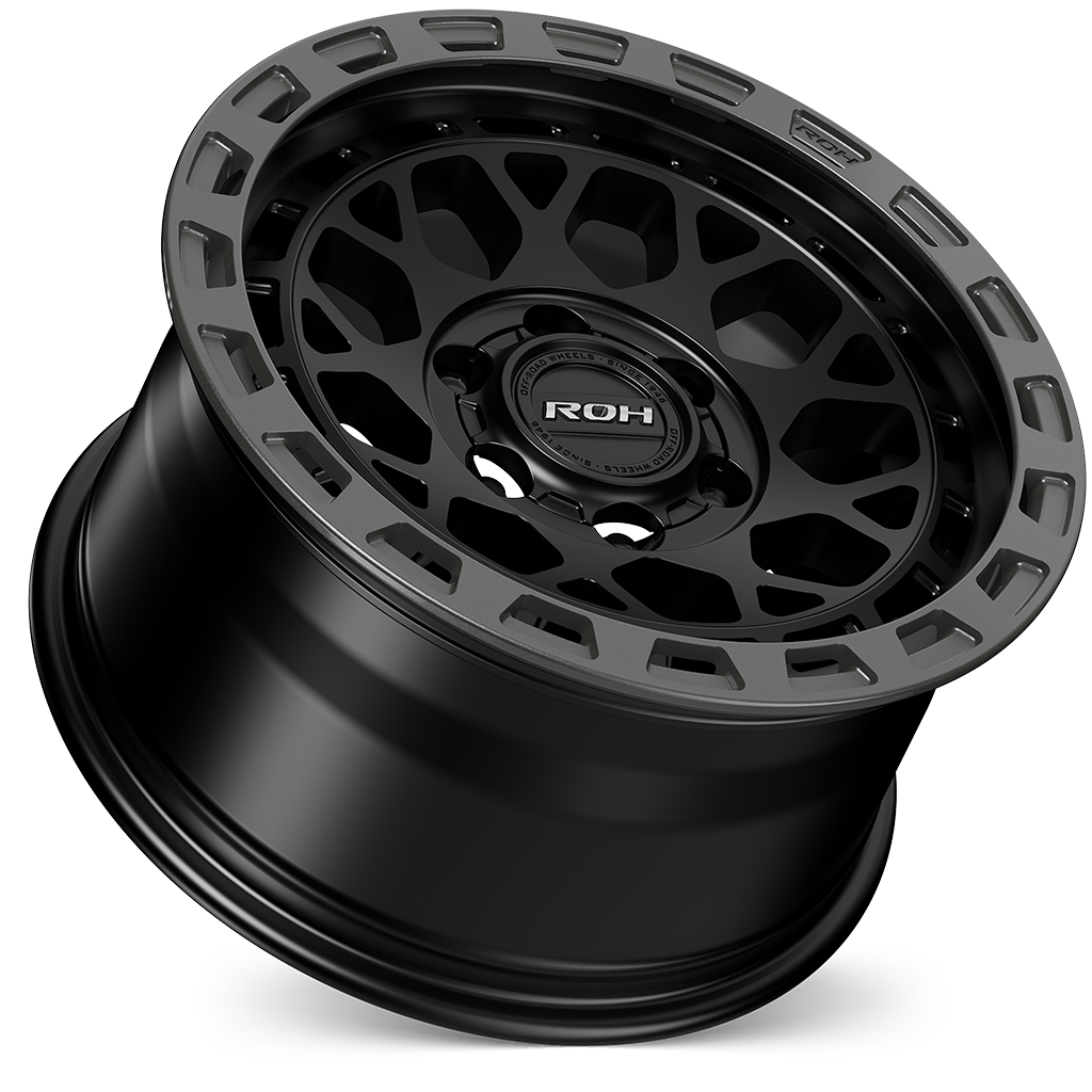 Atlas Alloy Wheel – Black Centre Graphite Lip – 18x9 – 6x139.7 – ET+35